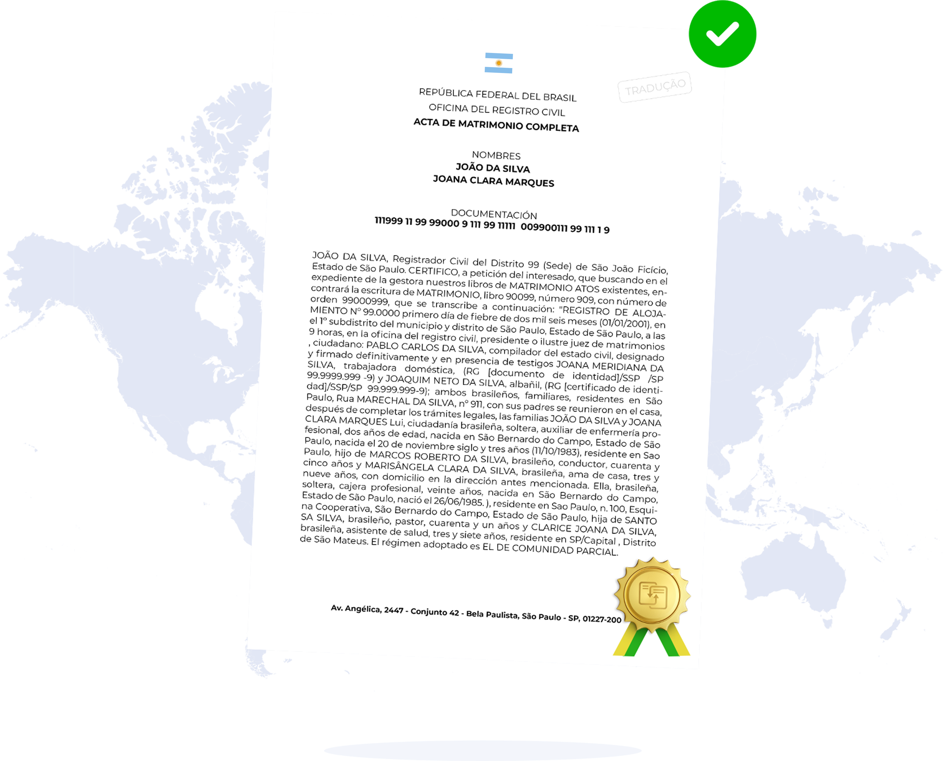 Tradução Juramentada na Argentina eTraduções